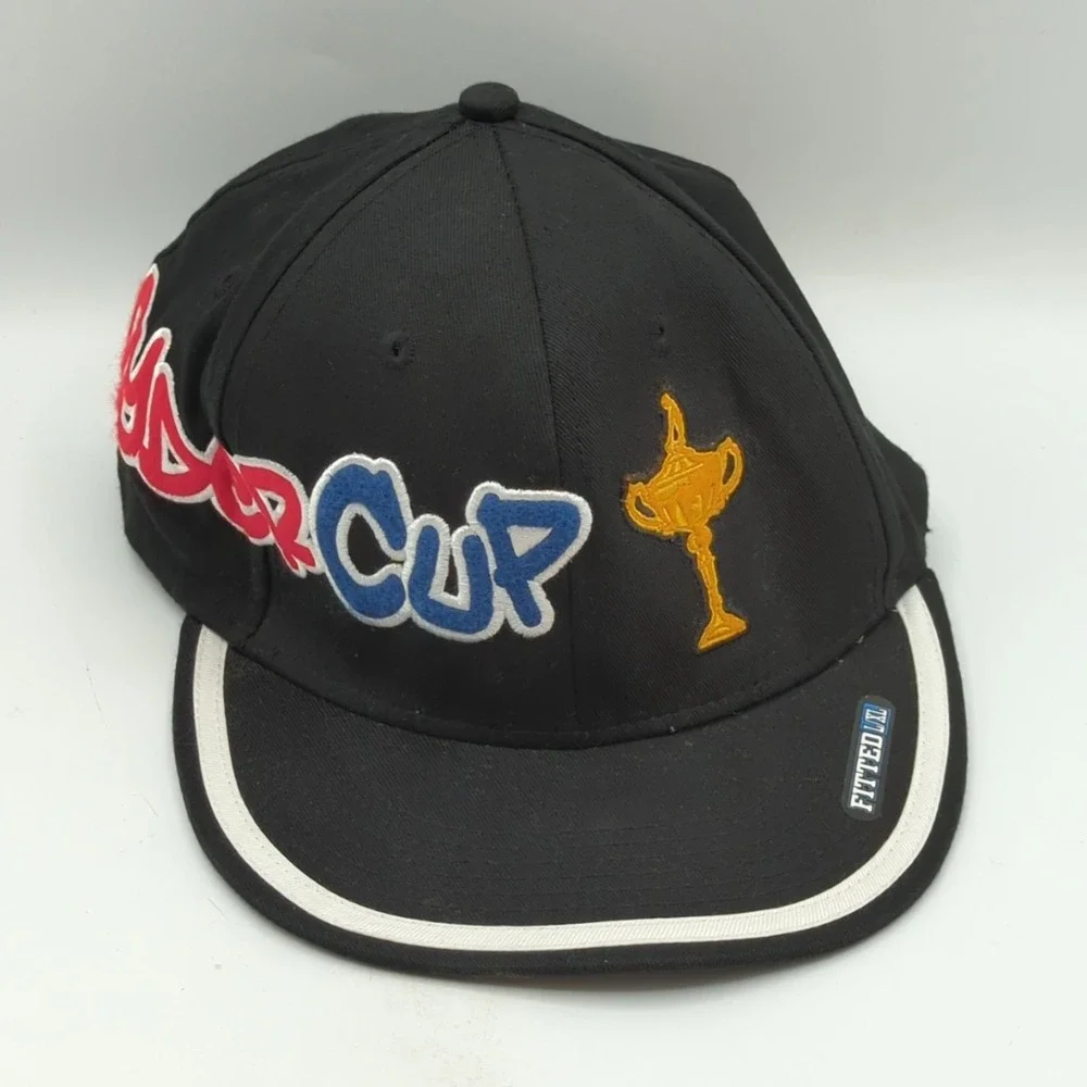 Ryder Cup Medinah 2012 Ahead Fitted L/XL Country Club Golf Hat Cap Black Rare